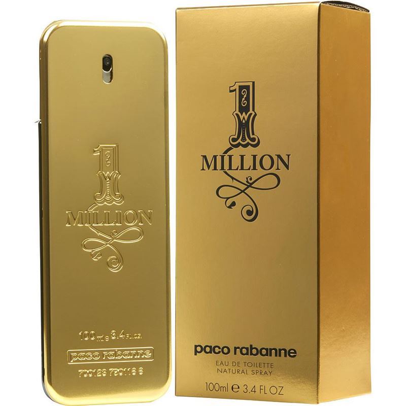 Paco Rabanne 1 Million for Men Perfume Bottle in Gold Bar Shape