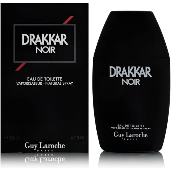 Drakkar Noir Cologne for Men by Guy Laroche - Classic Black Bottle with Bold, Woody Notes