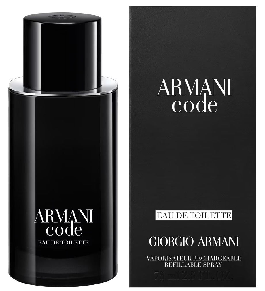 Bottle of Armani Code for Men by Giorgio Armani, classic men's cologne